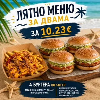 Лятно меню за Двама 1000 гр