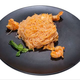 НОВО! НУДЛИ СЪС СЬОМГА И СКАРИДИ - 250 гр.