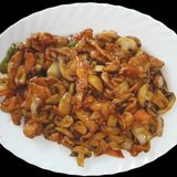 83.Свинско с гъби печурки (750г)