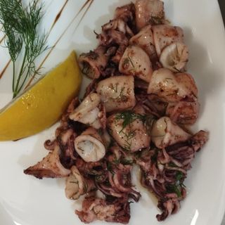 Калмари в масло