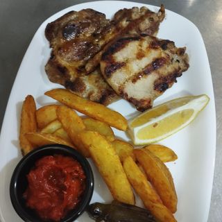 Пилешка пържола от бут на скаа (250г)