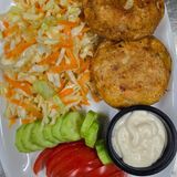 Картофени кюфтета с гарнитура