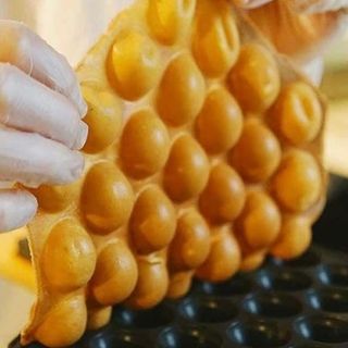 Гофрета с кафяв шоколад и банан