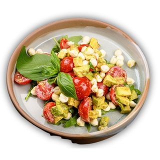 Салата Капрезе с перли от моцарела (360г)