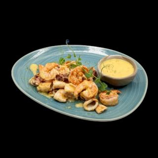 Скариди и калмари на плоча  (260 г)