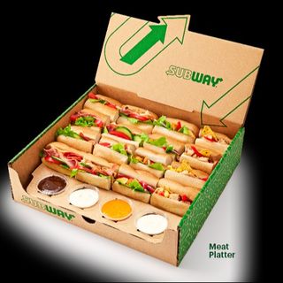 Плато сандвичи Veggie Sub Box (16бр)