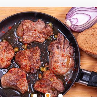 Телешки език в масло