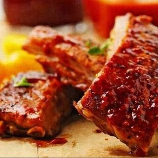 Глазирани свински ребра (400г)