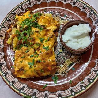 Мусака с кисело мляко (ОБ)
