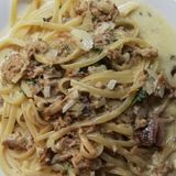 Лингуини с риба тон