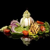 Салата бурата и green dressing (350г)