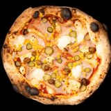 Пица с пушено пуешко филе (450г)