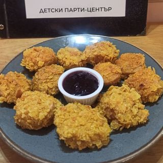 1 Топени сиренца с корнфлейкс и сладко от боровинки 300 г