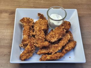 Пилешки хапки с Корнфлейкс и млечен сос 350 г