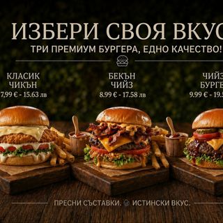 КЛАСИК ЧИКЪН БУРГЕР 450 гр