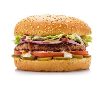 Бургер със свинско дърпано месо