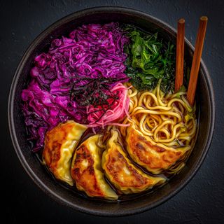 Crispy Gyoza RAMEN Bowl - Makani Shio Noodles