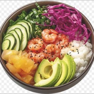 Поке Боул- Скарида