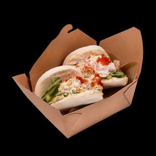 Калифорнийско бао бан  ( една порция е 2 бао бан)