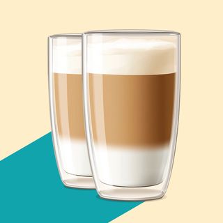 Shell Cafe двустенни стъклени чаши за лате 2 бр