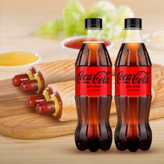 Комбо 2бр Хотдог двоен класик+2бр Кока Кола Зеро 0.5Л