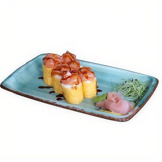 Вулкан със сьомга и манго (150г)