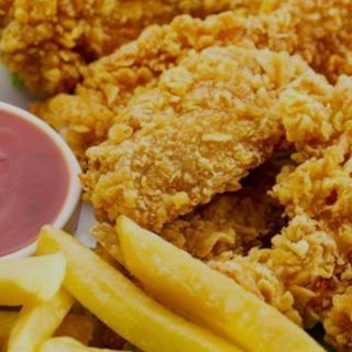 пилешки хапки с гарнитура