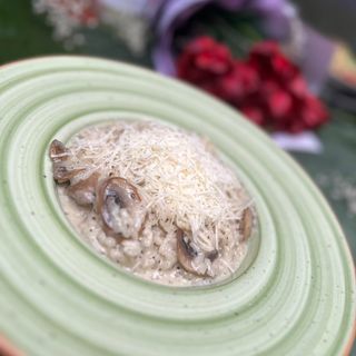 Ризото с горски гъби и трюфелова паста