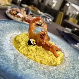 Ризото с цели скариди