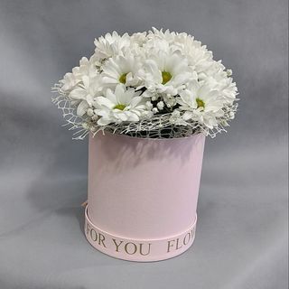 Кутия с хризантеми 1