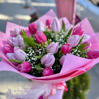 Букет с 29 лалета