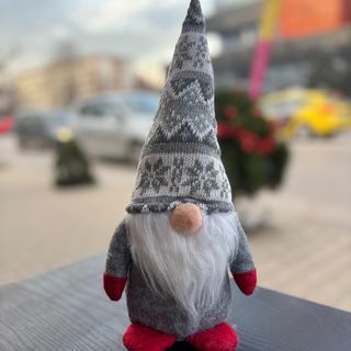 Коледен гном - сив (около 30 см височина)