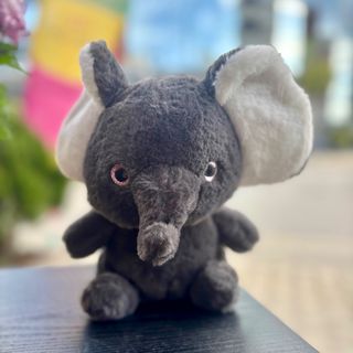 Черно плюшено слонче