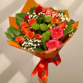 Букет с 5 мини рози