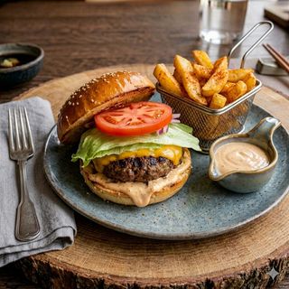 Телешки бургер