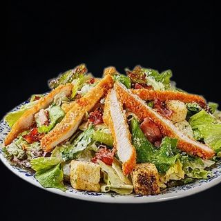 Салата Цезар със сьомга (350г)