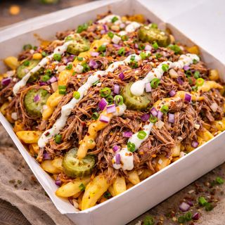 ЛънчиБокс с дърпано телешко (350гр)