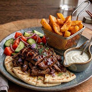 Порция телешки гирос (450гр)