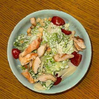 Цезар салата с пиле и крутони (350г)