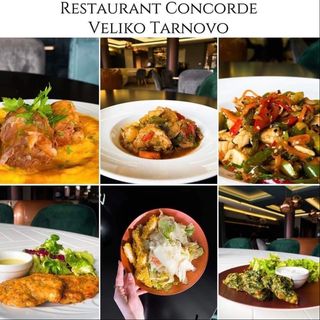 Див Лаврак с капоната и мачкан картоф 