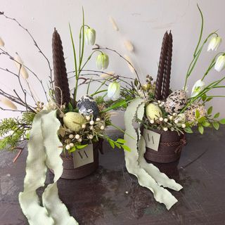 Spring Green & Chocolate shades