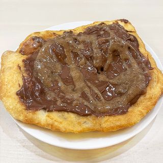 Мекица с фъстъчено масло и Nutella