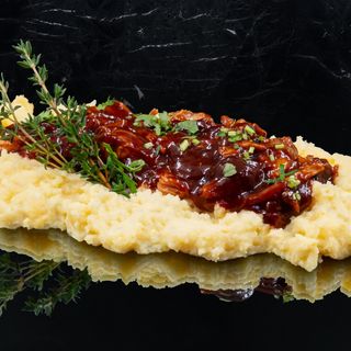 Дърпано свинско и телешко