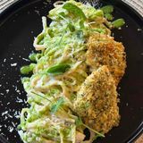 Паста Алфредо с хрупкаво пиле (350гр.)