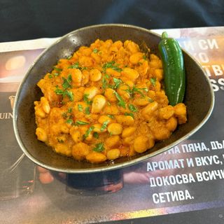 Постен боб на фурна (350гр.)