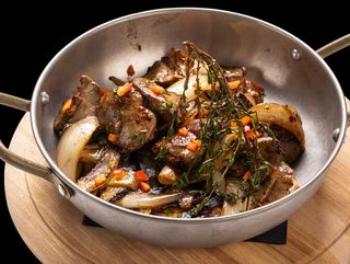 Тиганче с пилешки дробчета (200гр.)