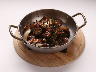 Тиганче с пилешки дробчета (200гр.)