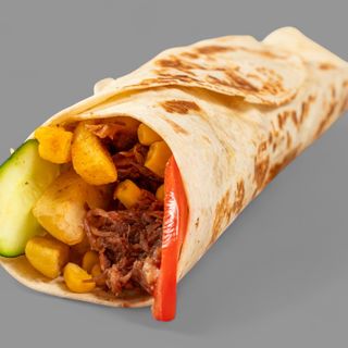 Бурито с дърпано телешко