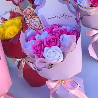 Букетче от сапунени рози