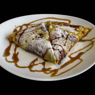 Палачинка с банан и шоколад